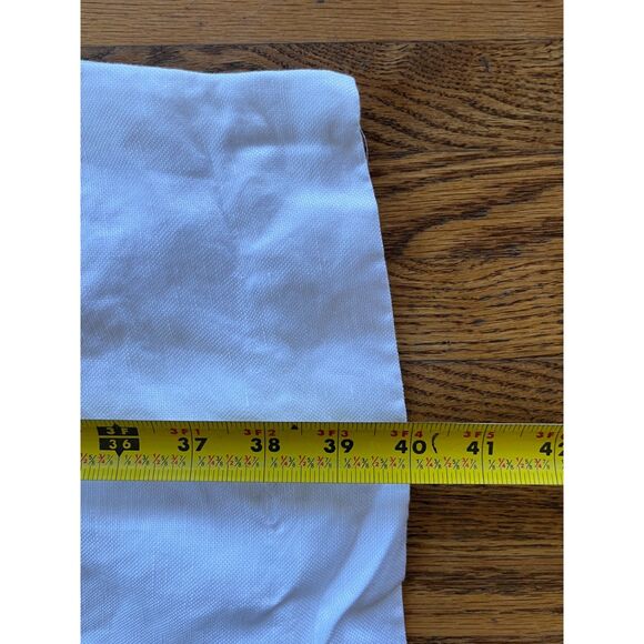 J. Crew White Linen Sleeveless Fitted A Line Midi Dress  Women's Size 4 - Picture 9 of 11